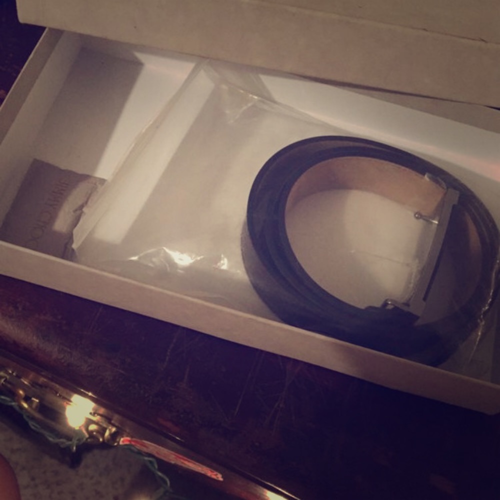 Brand new jimmy Choo men’s plaque belt